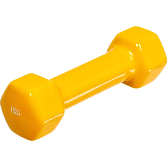 Купить Гантель  Generation Fitness VDD-01-1кг желтый в Киеве - фото №1